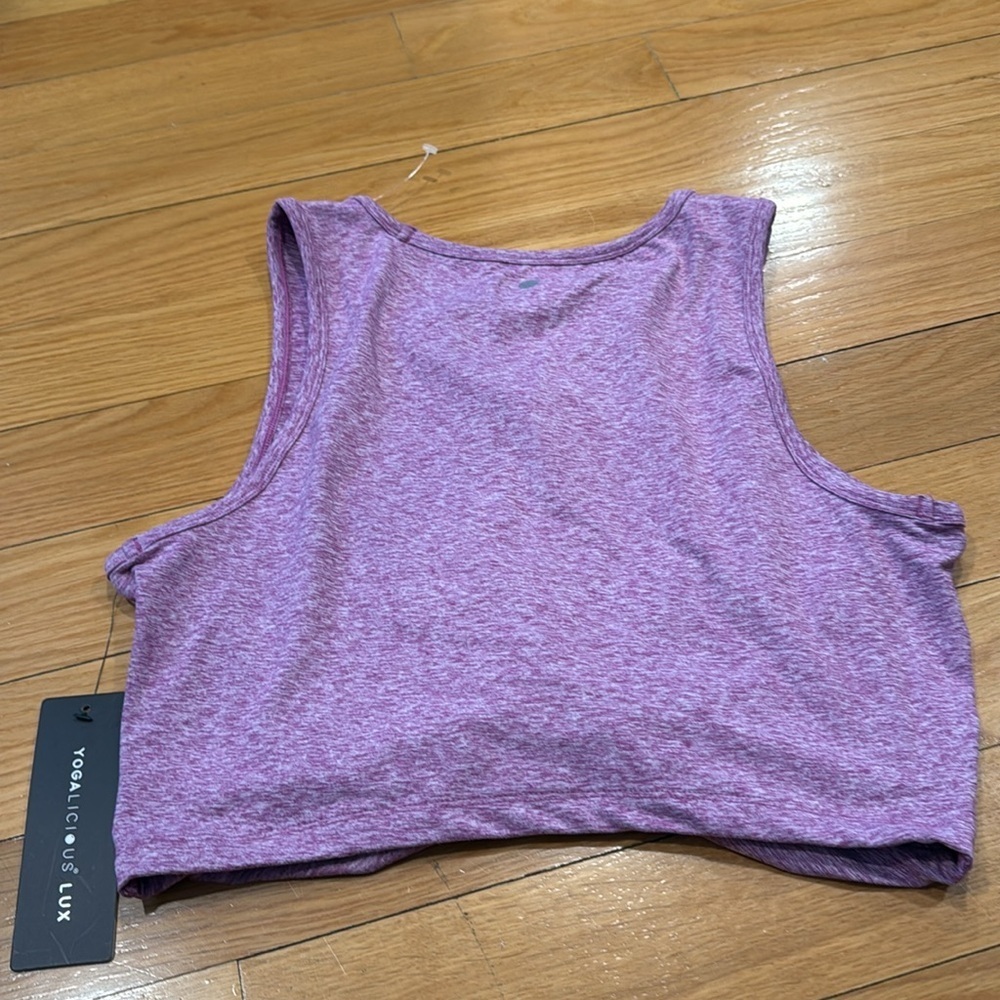 NWT Yoga licious lux crop top size large . - Picture 6 of 7